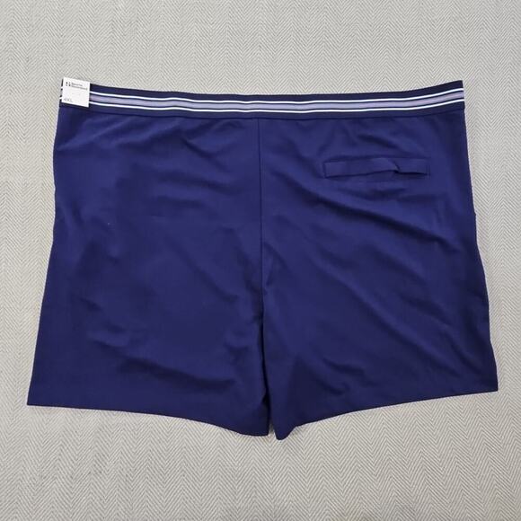 Sports Illustrated Men's Stretch Comfort Waist Shorts 4XL Blue NWT 6" Inseam - Picture 4 of 14
